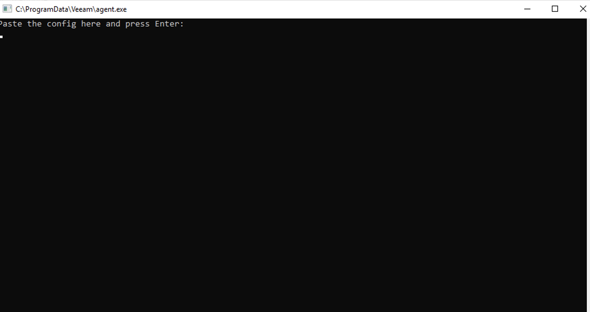 agent.exe encrypted config prompt